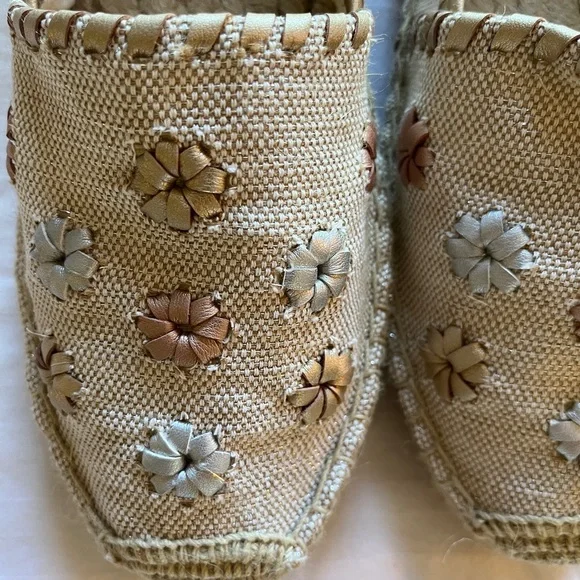 Jack Rogers Flower Embroidered Espadrilles - Picture 5 of 6